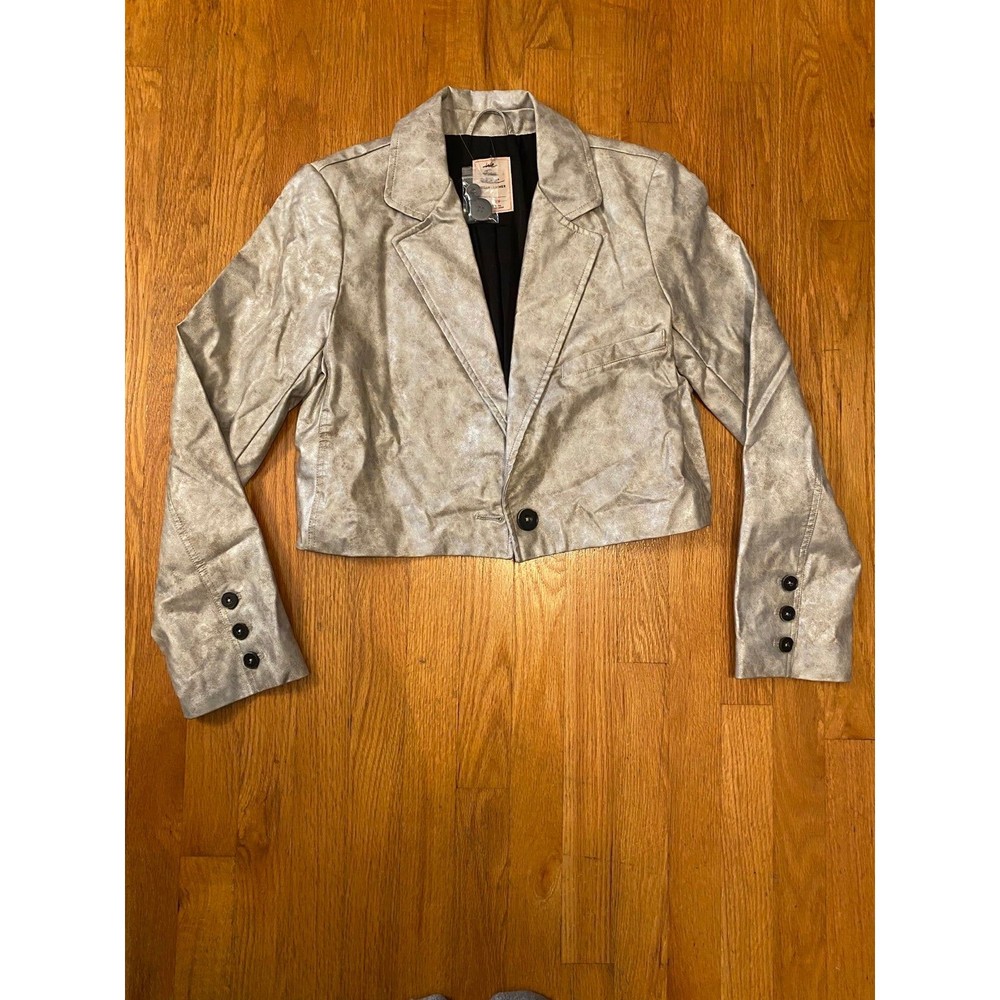 Free people leather jacket